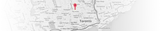 Map of Toronto